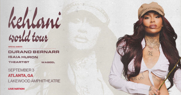Win tickets to Kehlani at Lakewood Amphitheatre!
