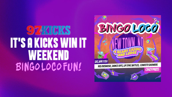 It's A Kicks Win It Weekend - Bingo Loco Fun!