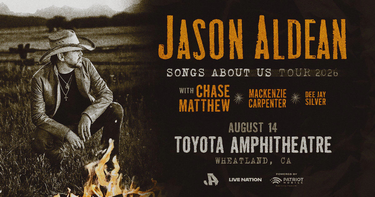 Jason Aldean is coming to the Toyota Amphitheatre Aug. 14th - Want to win Tickets?
