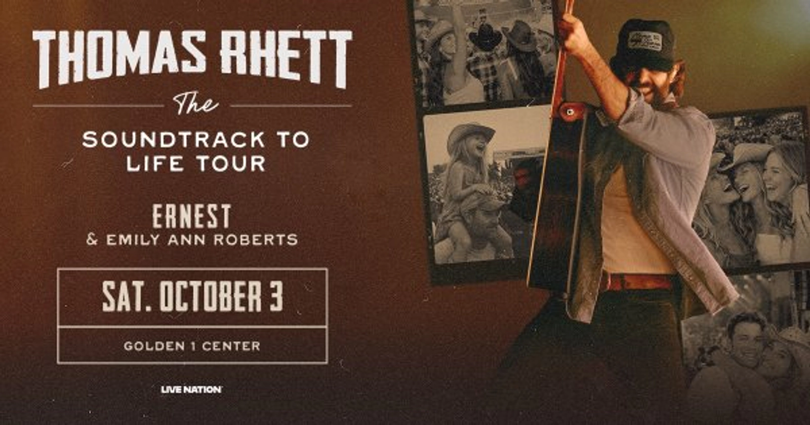 The Big Dog wants to send you to see Thomas Rhett at the Golden 1 Center on Oct. 3rd!