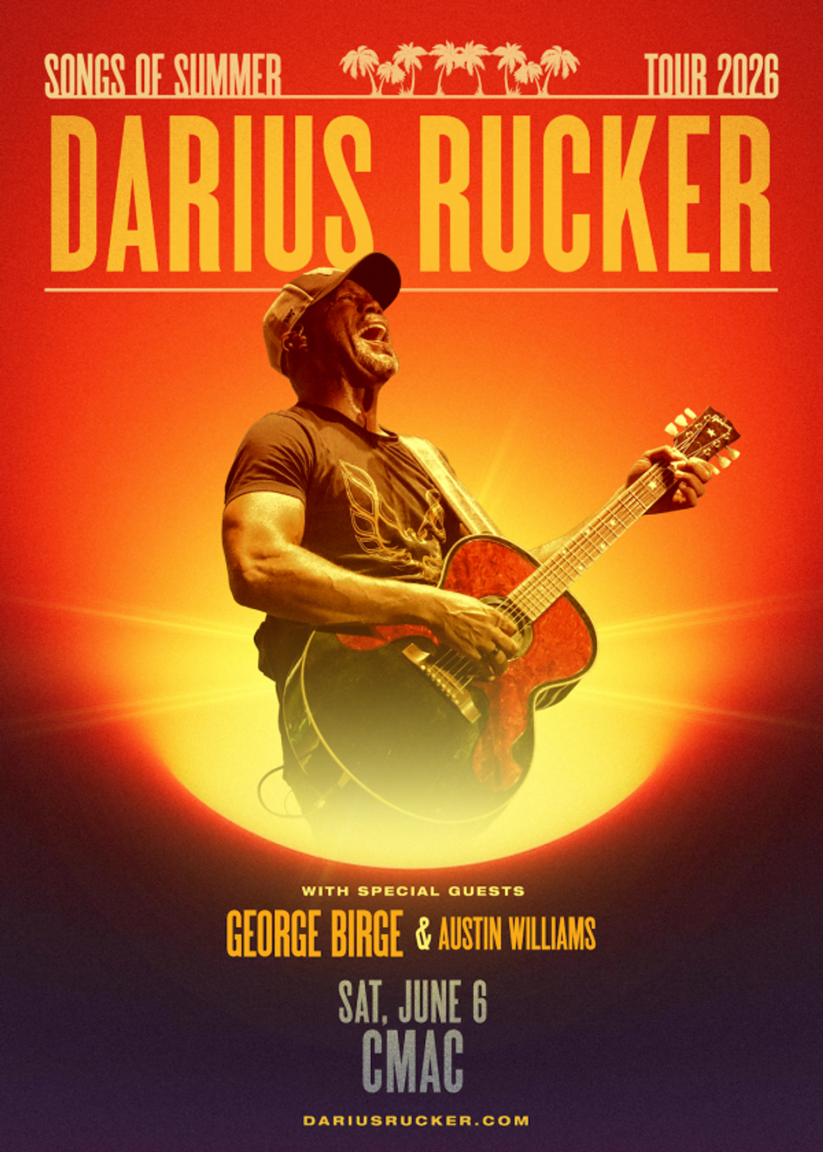 Win Tickets to see Darius Rucker at CMAC!
