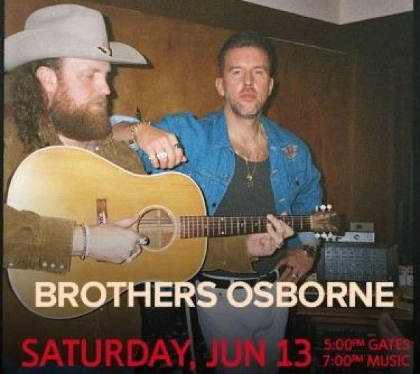Win Tickets to see Brothers Osbourne at Point of the Bluff!