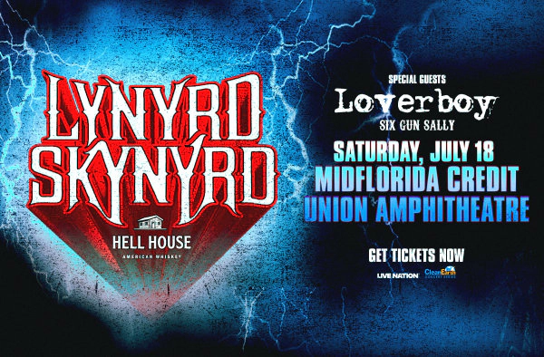 Lynyrd Skynyrd coming to The MidFlorida Credit Union Amphitheatre on July 18th!!!