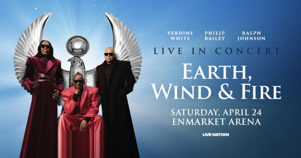 Win tickets to see Earth, Wind, & Fire at Enmarket Arena!