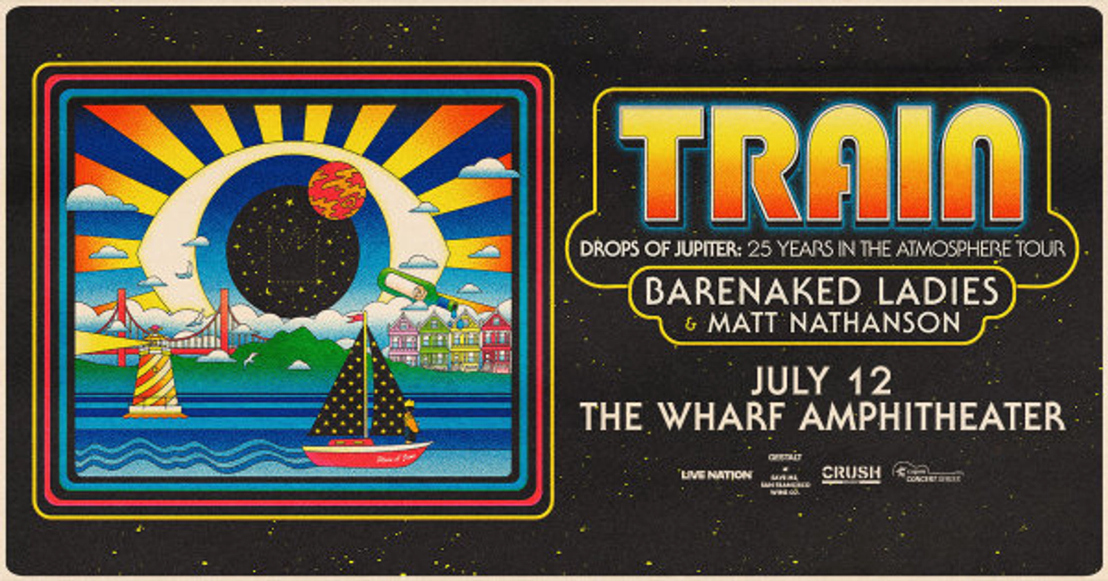 Magic 93.7 welcomes Train to the Wharf!