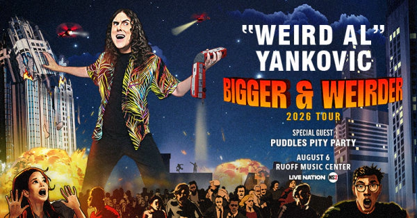 “Weird Al” Yankovic at Ruoff Music Center on August 6th!