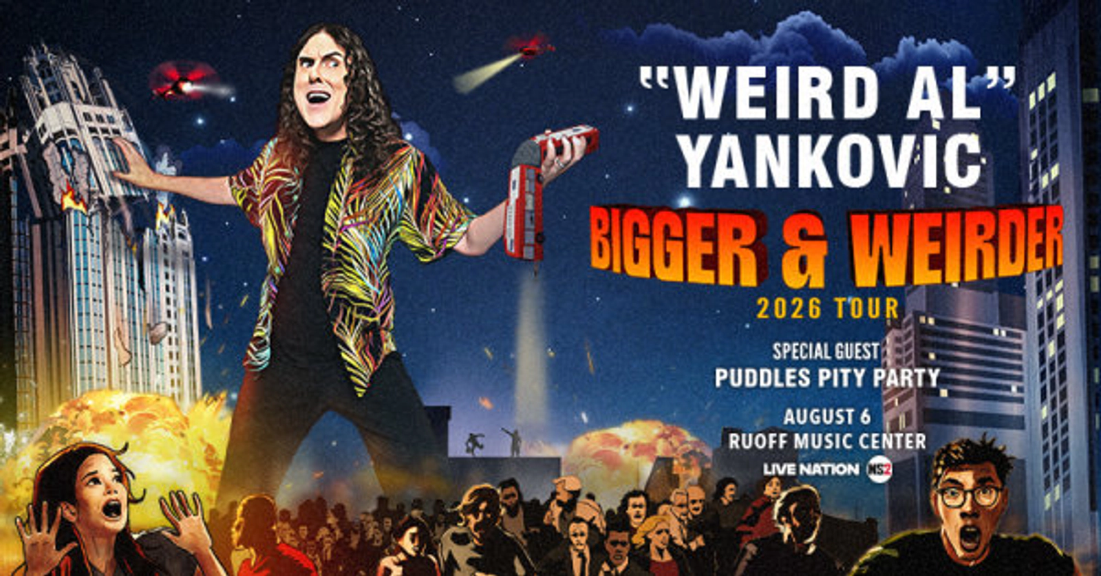 “Weird Al” Yankovic at Ruoff Music Center on August 6th!
