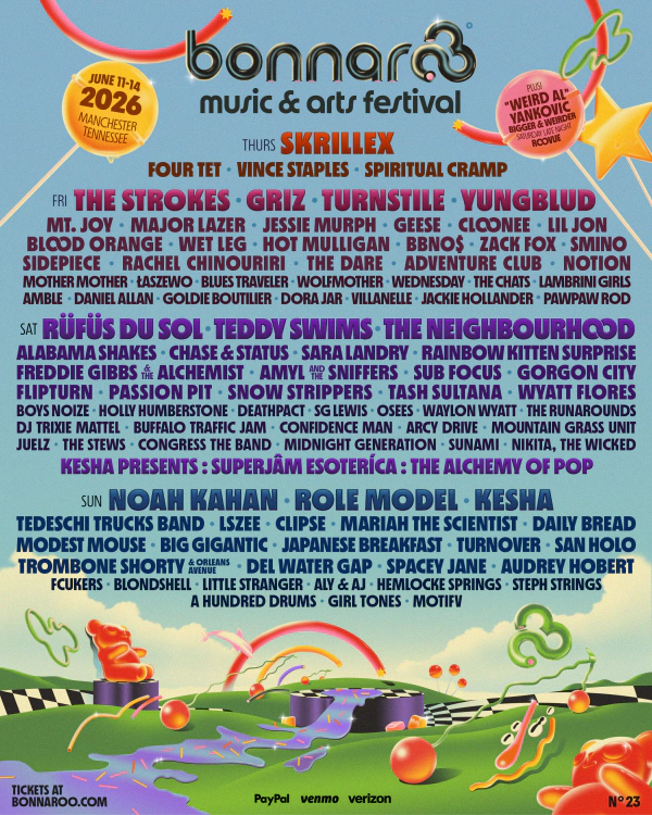 Bonnaroo Music & Arts Festival in Manchester, TN!