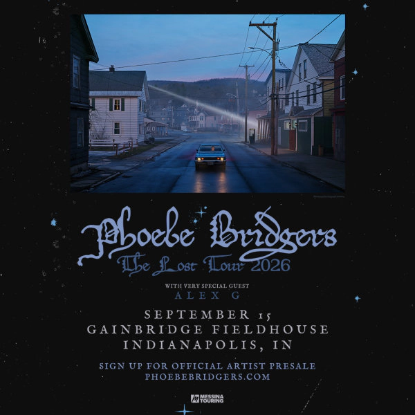 Phoebe Bridgers @ Gainbridge Fieldhouse 9.15.26 Ticket Giveaway