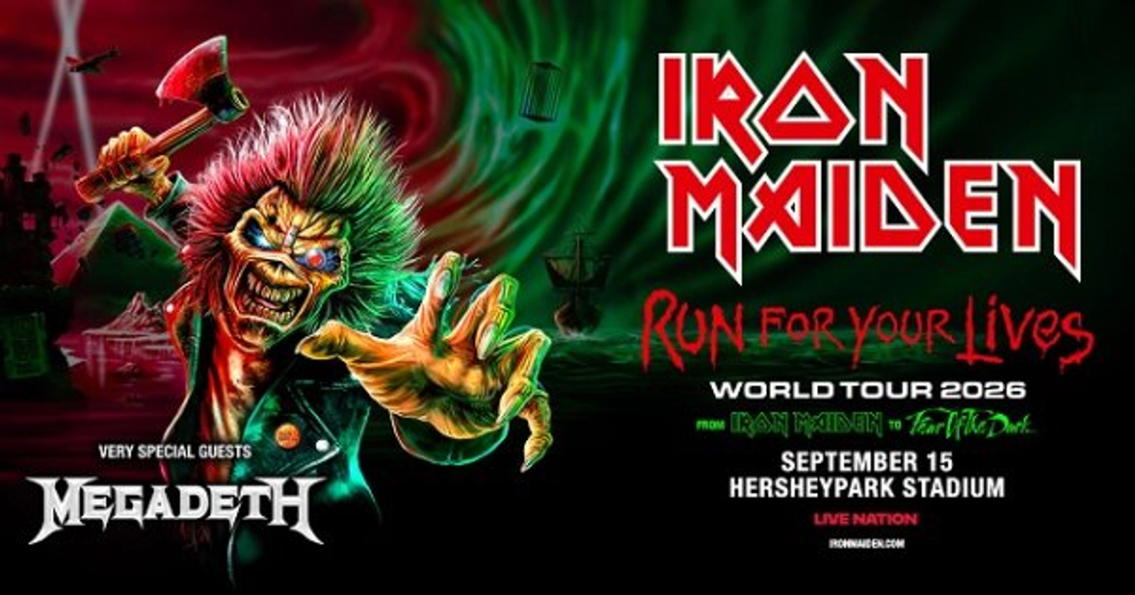 First Chance to Win IRON MAIDEN Tickets!