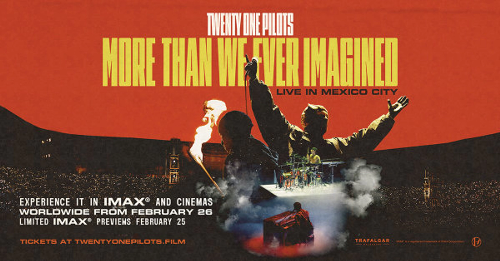 Register to win Tickets to Twenty One Pilots "More Than We Ever Imagined" in Theatres!