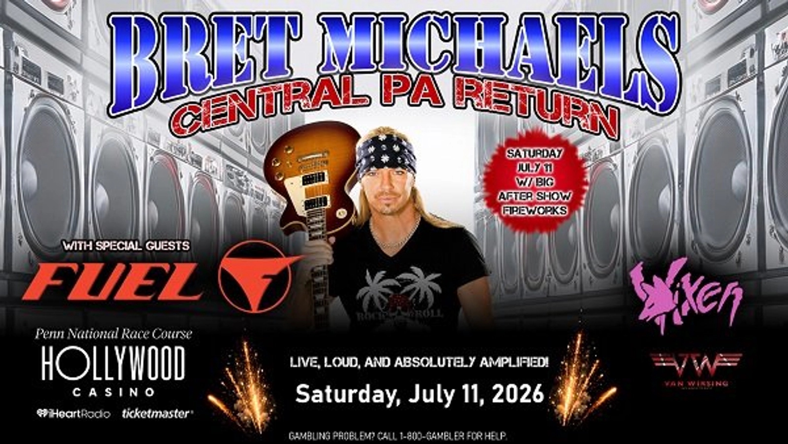 JUST ANNOUNCED: BRET MICHAELS IS BACK! REGISTER TO WIN TICKETS FOR THE CENTRAL PA RETURN!