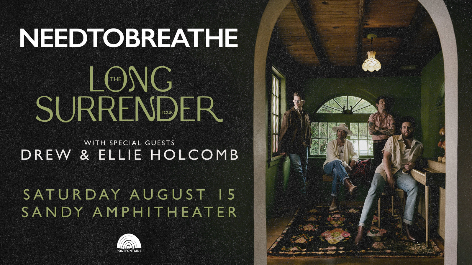 Win Two Tickets To See NEEDTOBREATHE On August 15th!