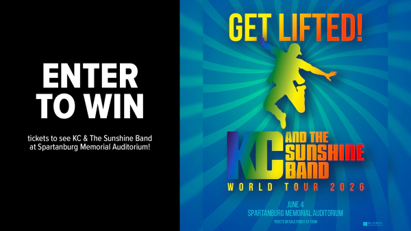 102.5 The Lake is excited to announce KC & The Sunshine Band are coming to Spartanburg Memorial Auditorium on June 4th.