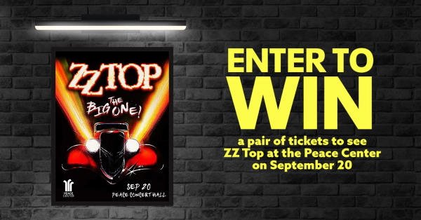 Enter for a chance to win a pair of tickets to see ZZ Top at the Peace Center on September 20.