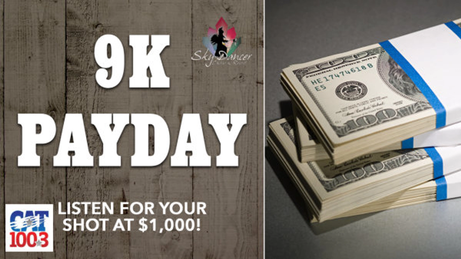 Listen to Win $1,000