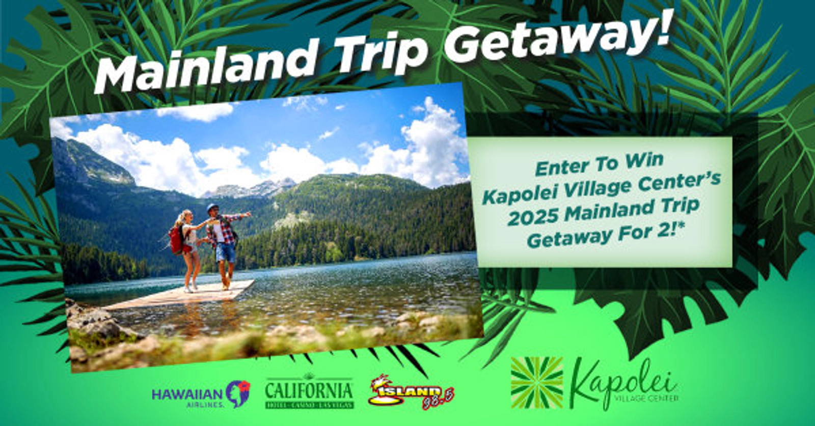 Mainland Trip Getaway!