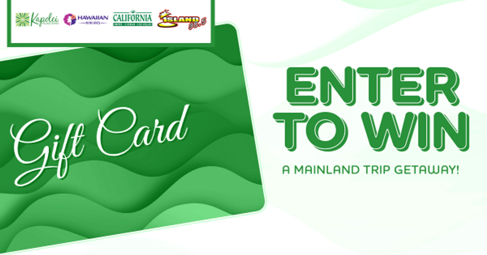 Mainland Trip Getaway!