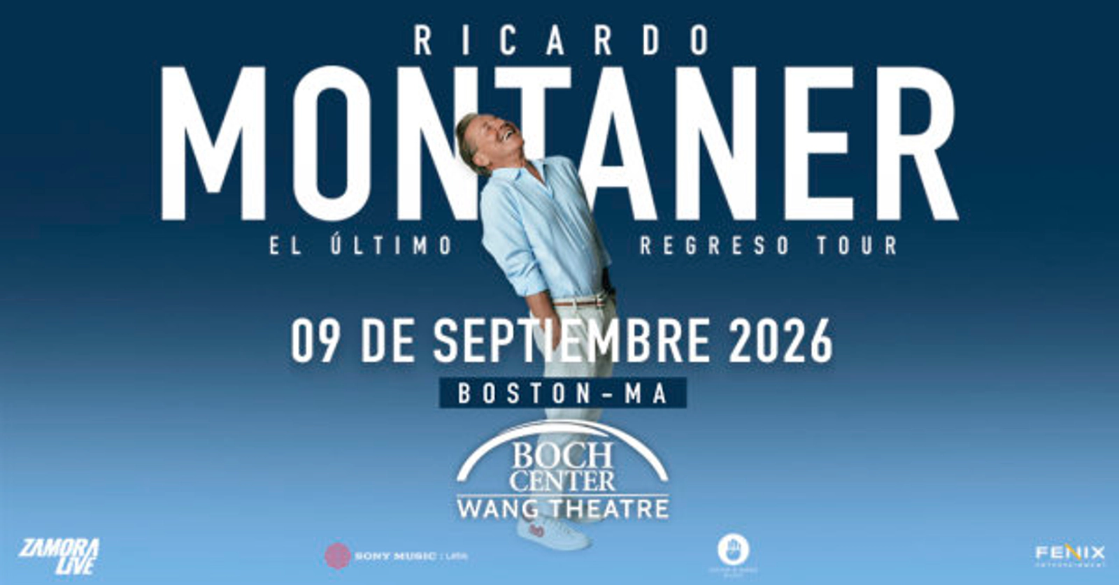 Ricardo Montaner en Boch Center Wang Theatre