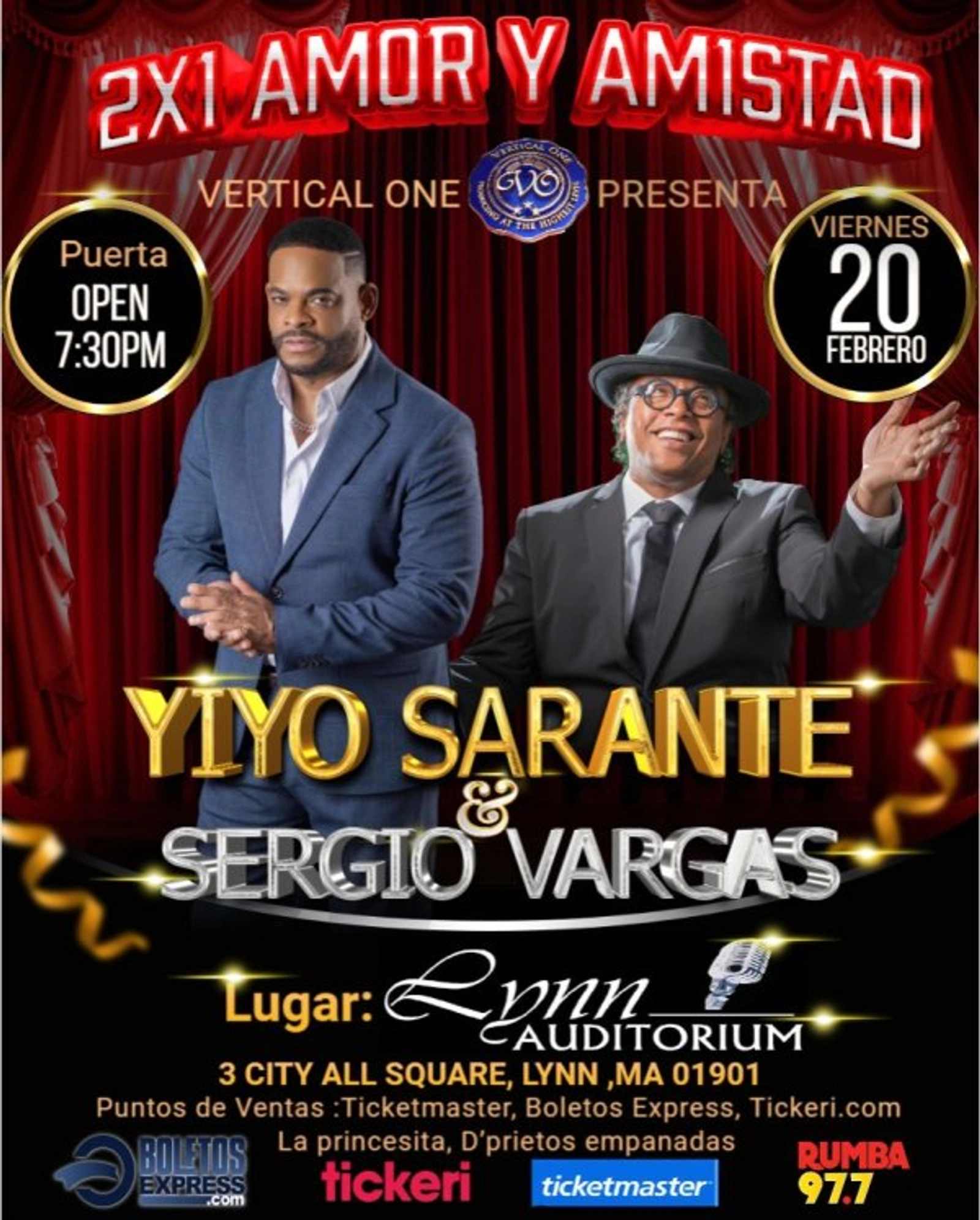 Yiyo Sarante at Lynn Auditorium