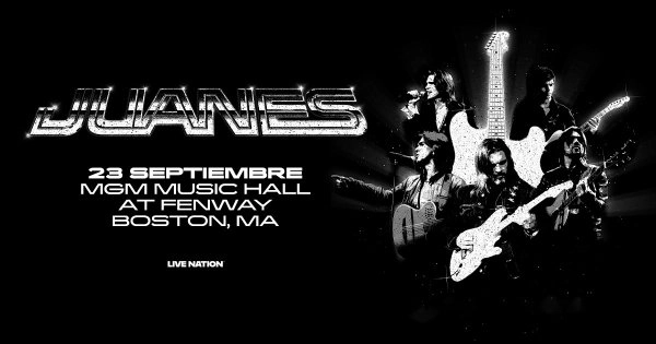 Juanes en MGM Music Hall Fenway