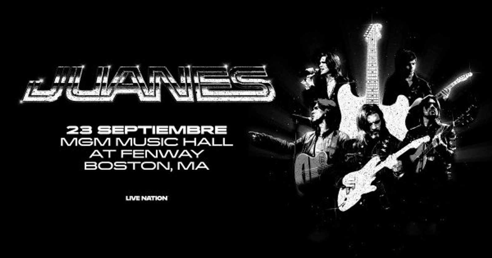 Juanes en MGM Music Hall Fenway