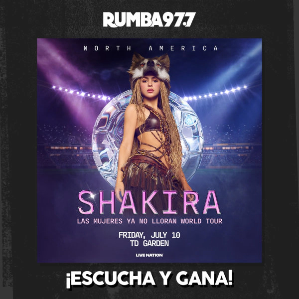 Shakira en TD Garden