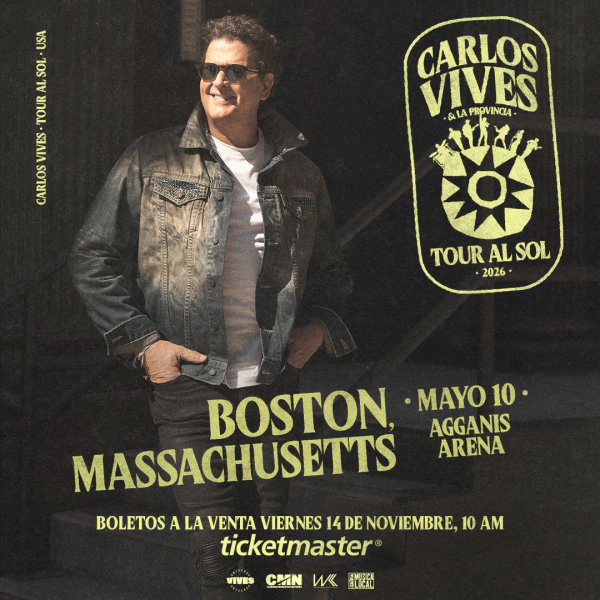 Carlos Vives en Agganis Arena