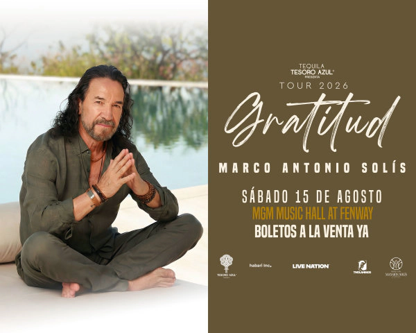 Marco Antonio Solis en MGM Music Hall Fenway