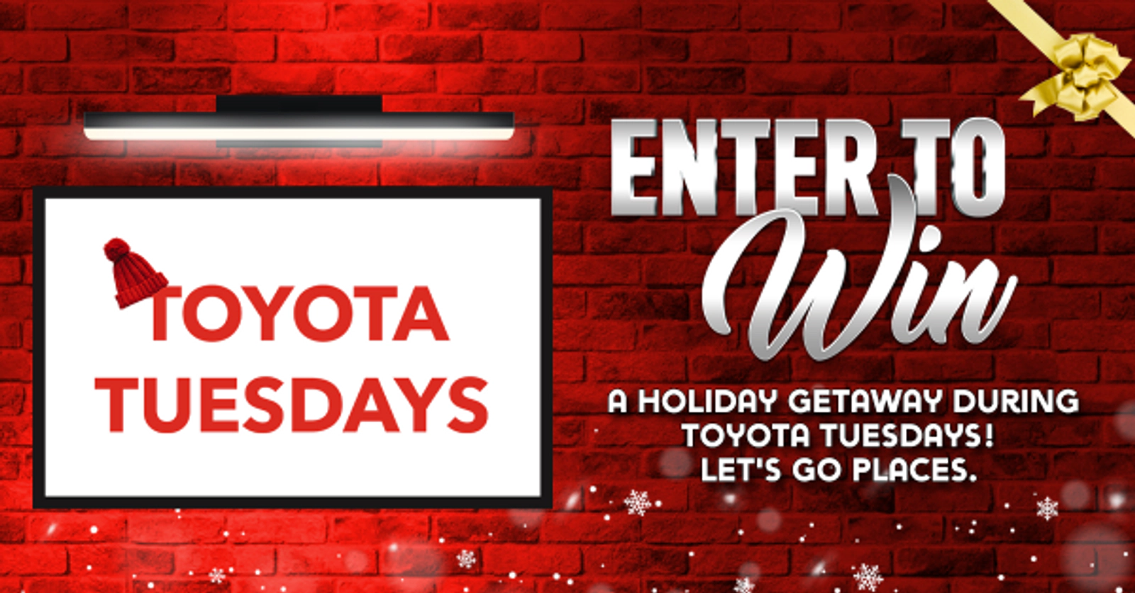 Toyota Tuesdays – Let’s Go Places This Holiday Season!