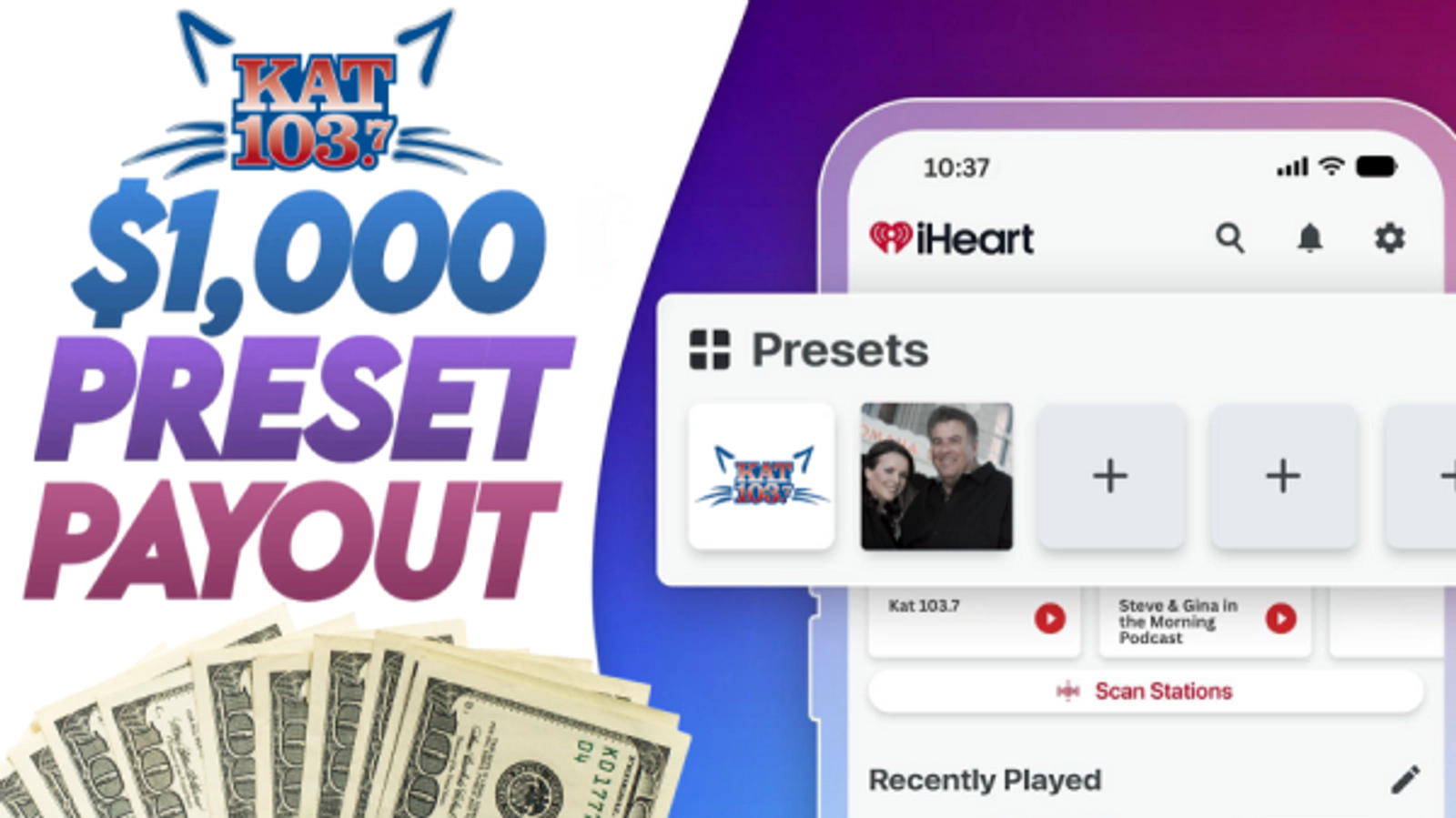 $1,000 Preset Payout