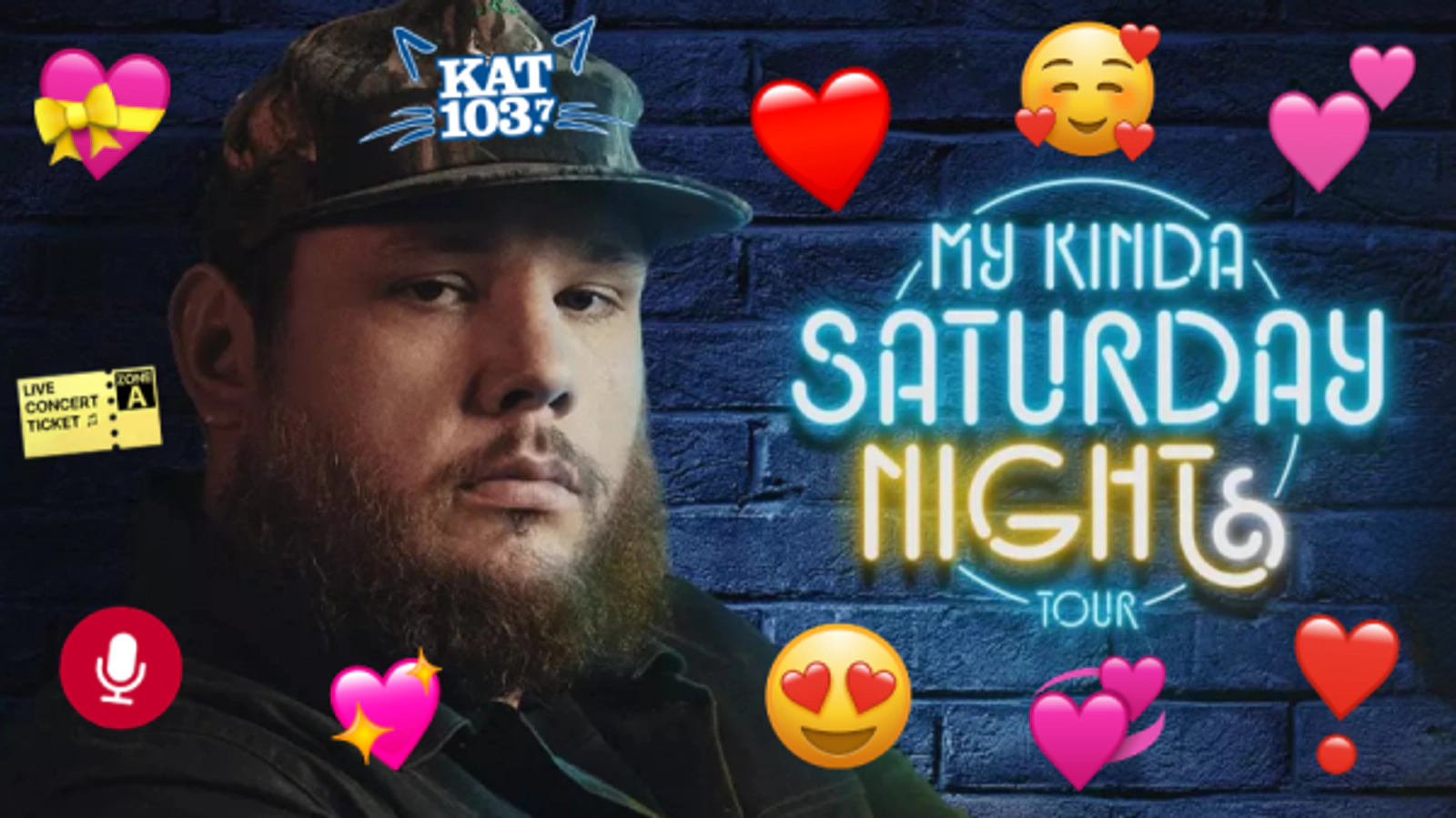 Win Luke Combs Tickets for Your Valentine! | Kat 103.7 Talkback Sweepstakes