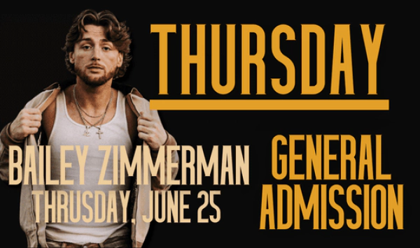 Country Drive Music Fest | Bailey Zimmerman | Free Ticket Weekend