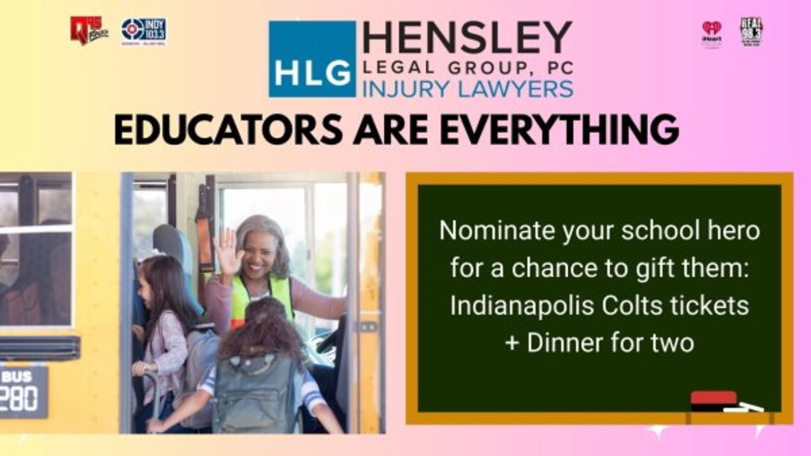 Educators Are Everything With Hensley Legal Group - September