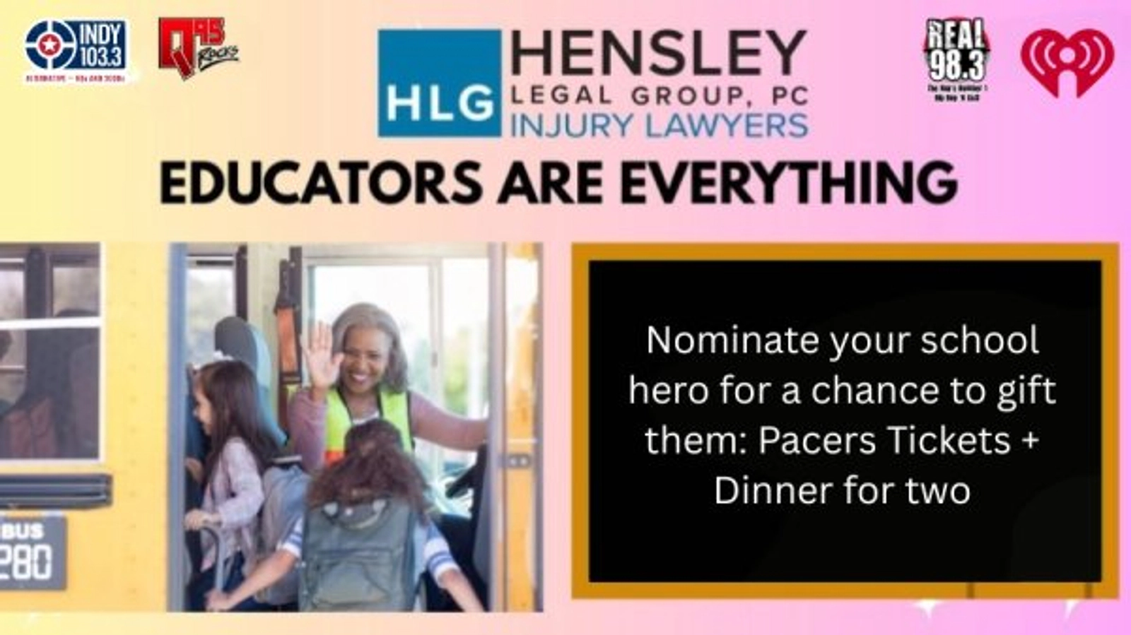 Educators Are Everything With Hensley Legal Group - September