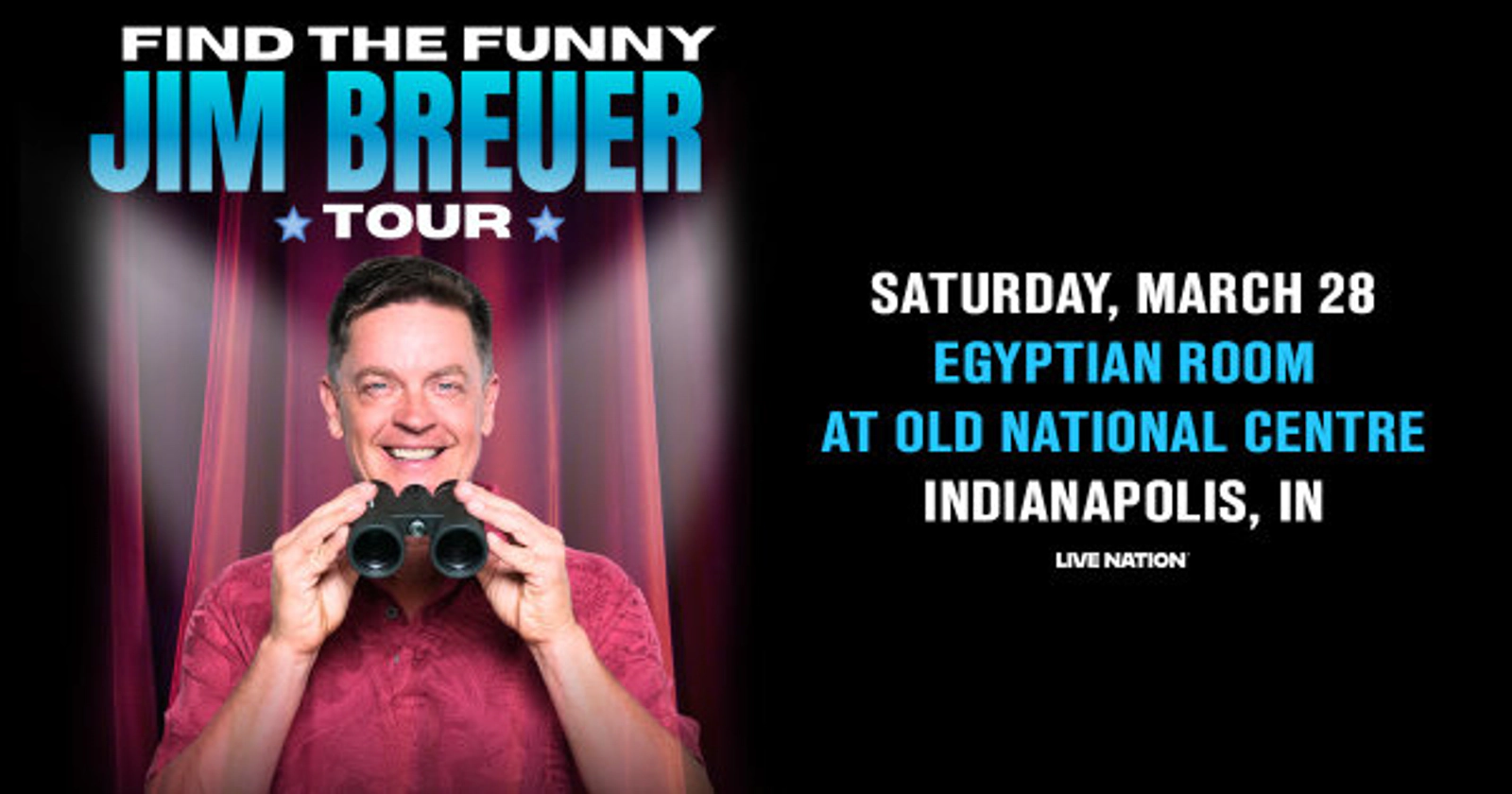 Jim Breuer on March 28 at The Egyptian Room!
