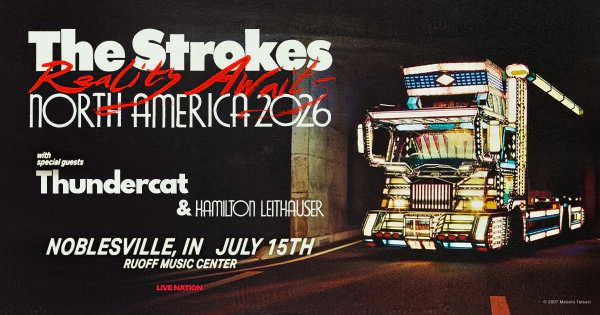 The Strokes @ Ruoff Music Center 7.15.26 Ticket Giveaway
