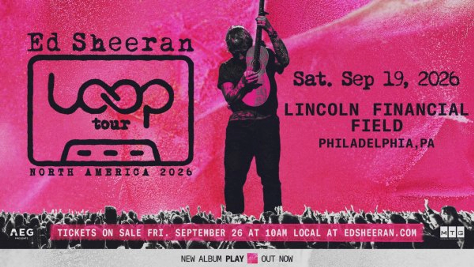 Win tickets to see ED SHEERAN!