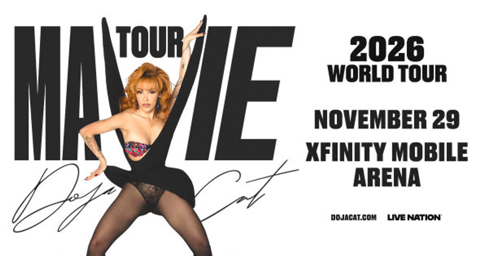 Win Tickets to see Doja Cat @ Xfinity Mobile Arena on November 29th!