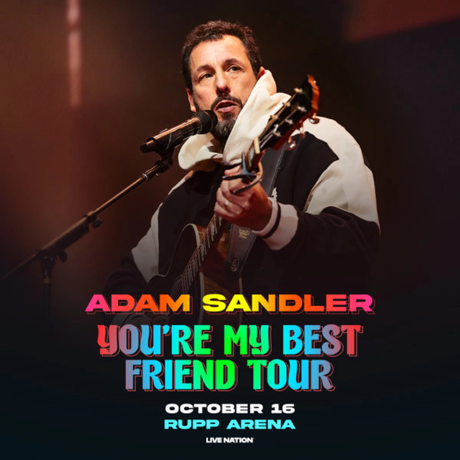 Adam Sandler at RUPP! Arena on October 16, 2025