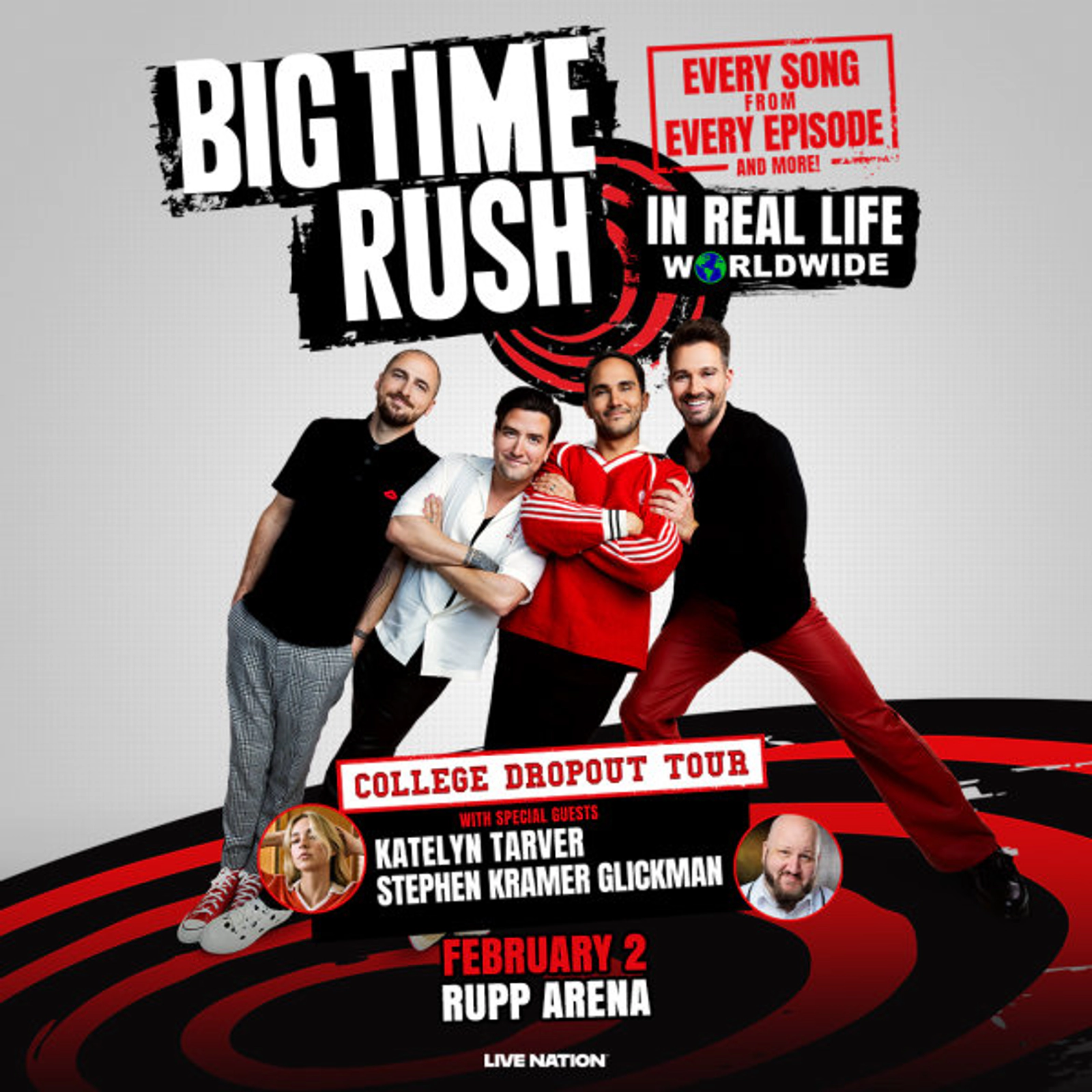 Big Time Rush at Rupp Arena on February, 2026