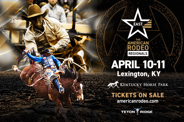 The American Rodeo Regionals at Kentucky Horse Park April 10-11, 2026