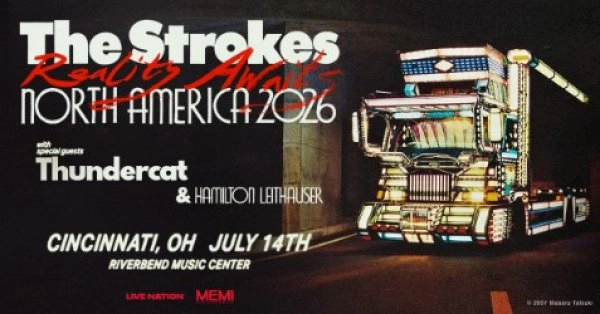 The Strokes at Riverbend Music Center on July 14, 2026