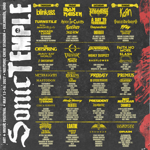 Sonic Temple 2027 @ Historic Crew Stadium Ticket Giveaway
