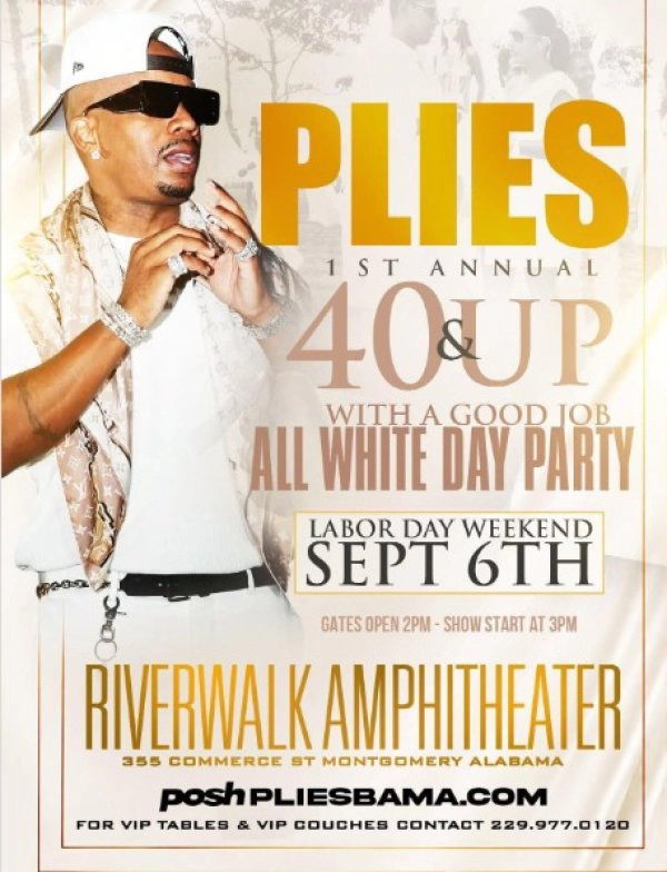 Win tickets to see Plies in Montgomery September 6th!