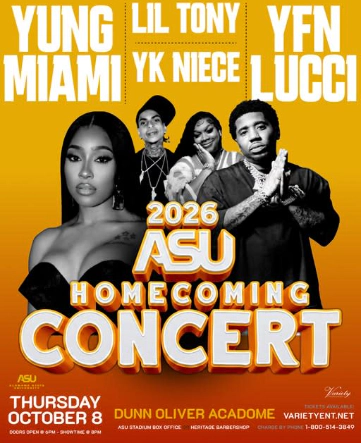 Win Tickets to ASU Homecoming Concert October 8th!