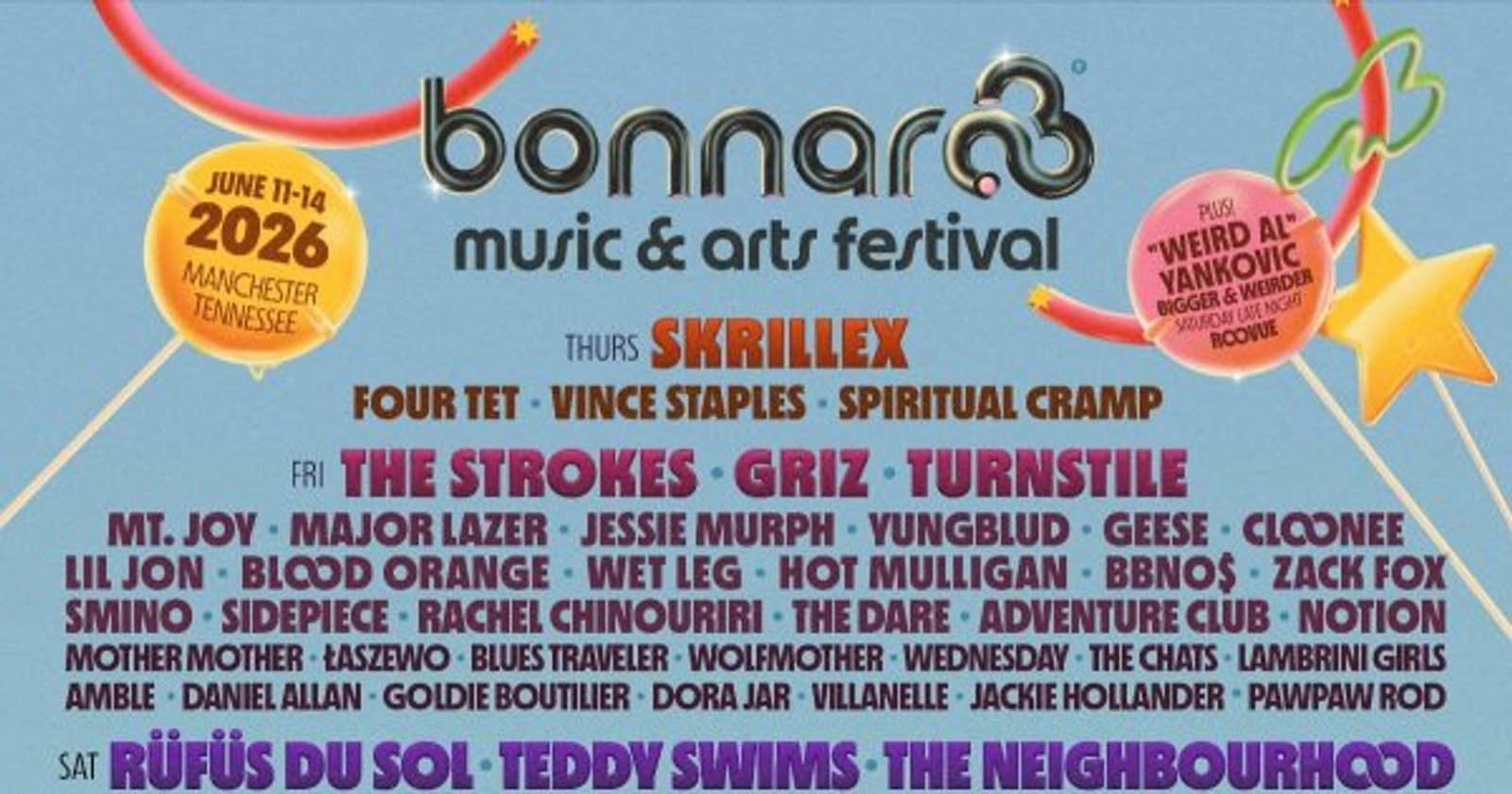 Win Tickets to Bonnaroo 2026