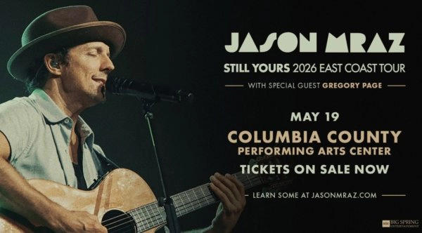 Win tickets to see Jason Mraz at The CCPAC!