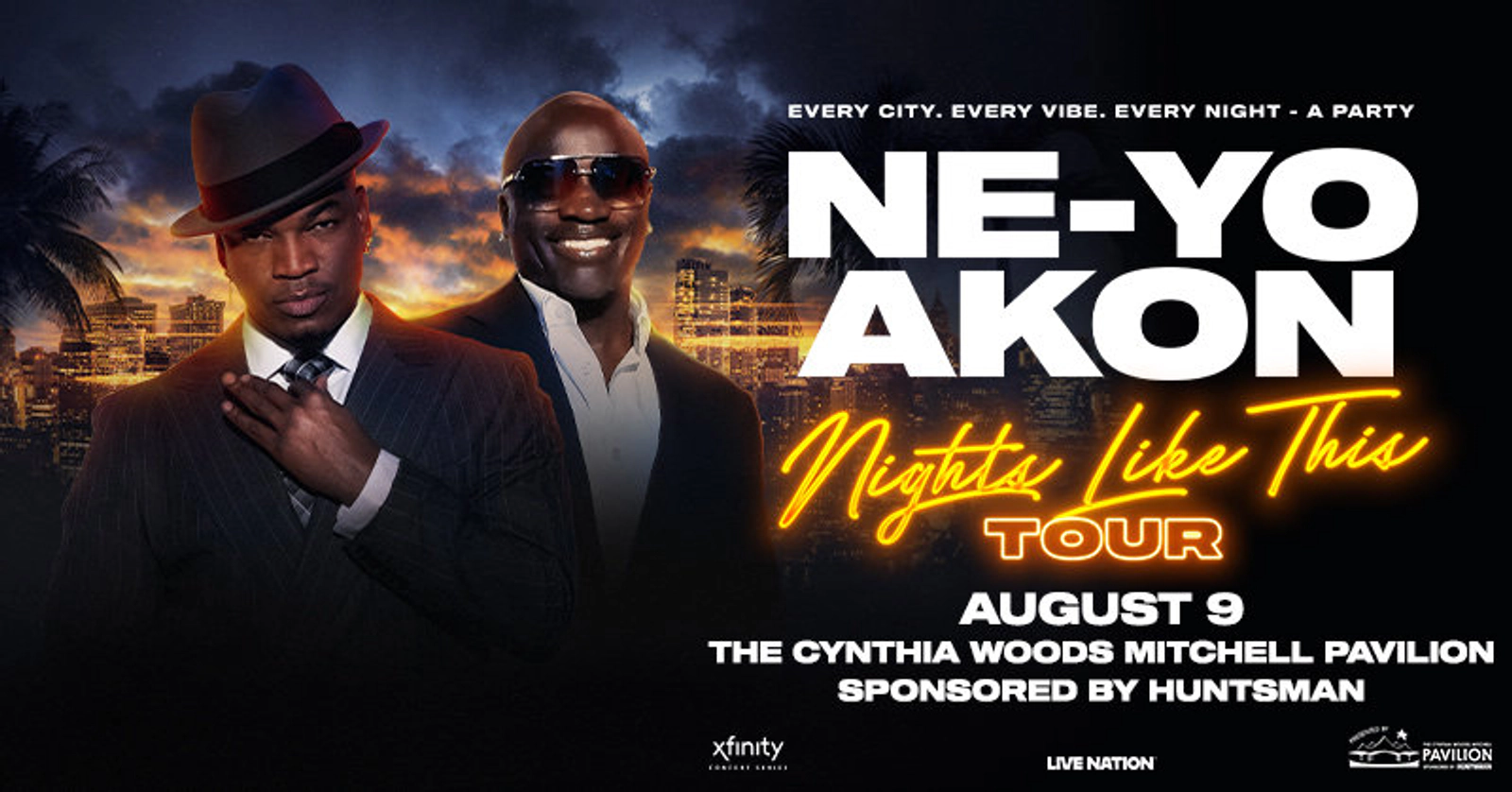 Win Tickets to see Ne-Yo and Akon August 8 at the Woodlands!