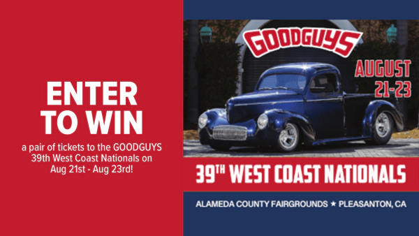 Win Tickets to GOODGUYS 39th West Coast Nationals